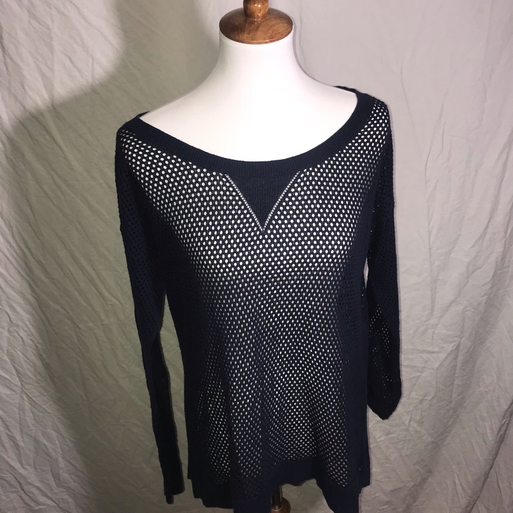 American Eagle Outfitters mesh sweater size large